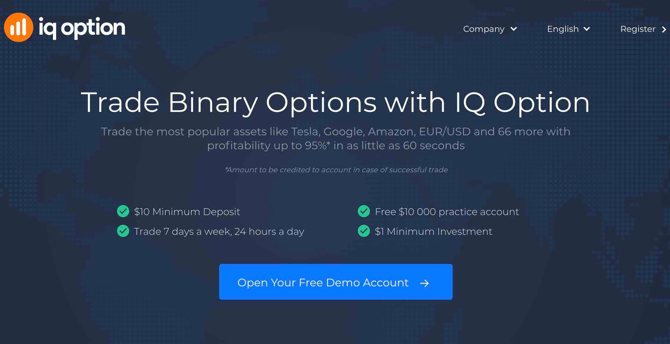 IQ option is one of the best online trading platforms in Nigeria